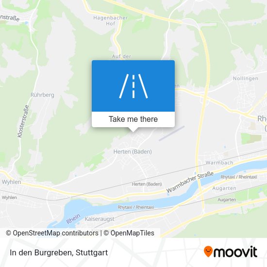 In den Burgreben map