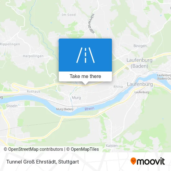 Карта Tunnel Groß Ehrstädt