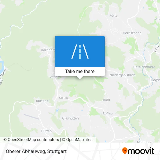 Карта Oberer Abhauweg