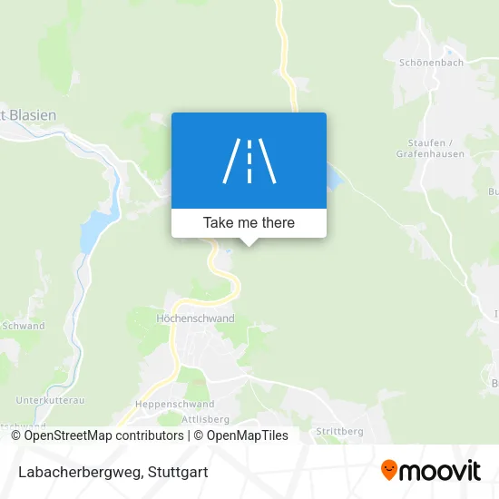 Карта Labacherbergweg