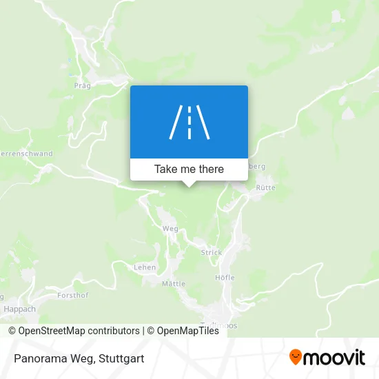Panorama Weg map