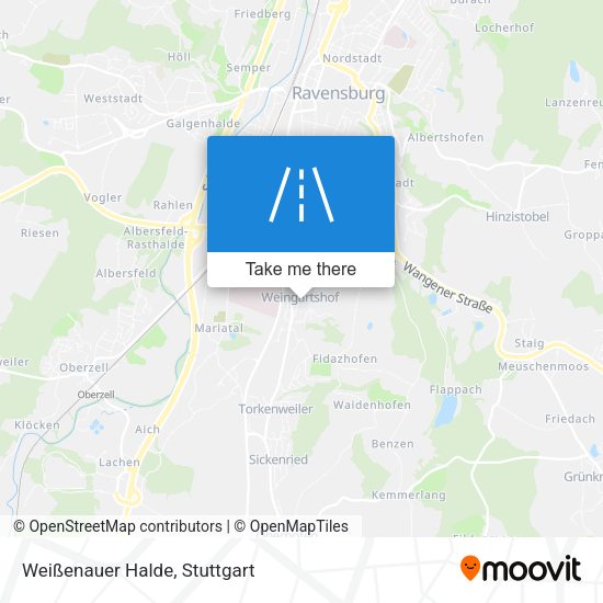 Weißenauer Halde map