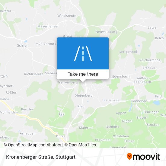 Kronenberger Straße map