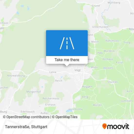 Карта Tannerstraße