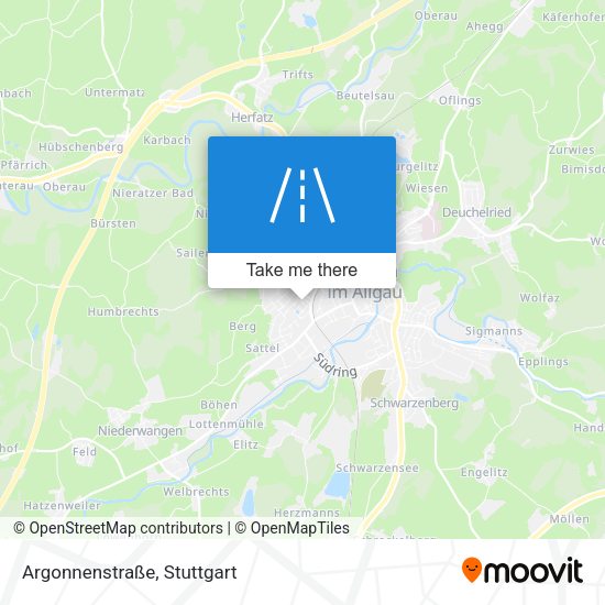 Argonnenstraße map