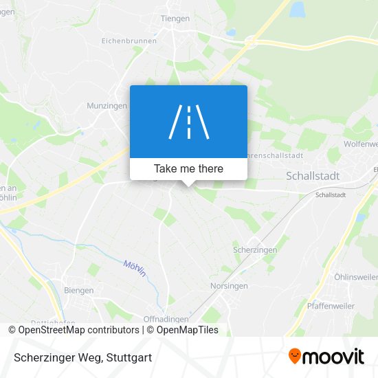 Scherzinger Weg map