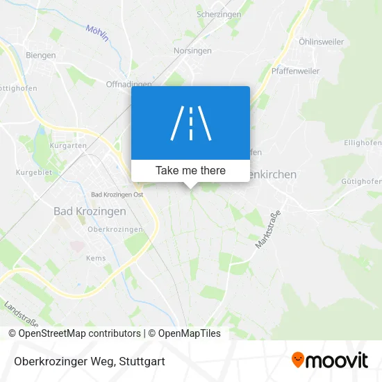Карта Oberkrozinger Weg