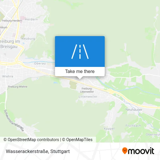 Карта Wasserackerstraße