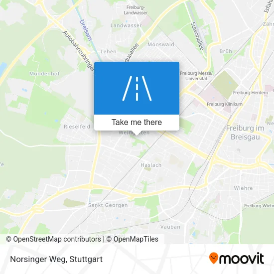 Карта Norsinger Weg