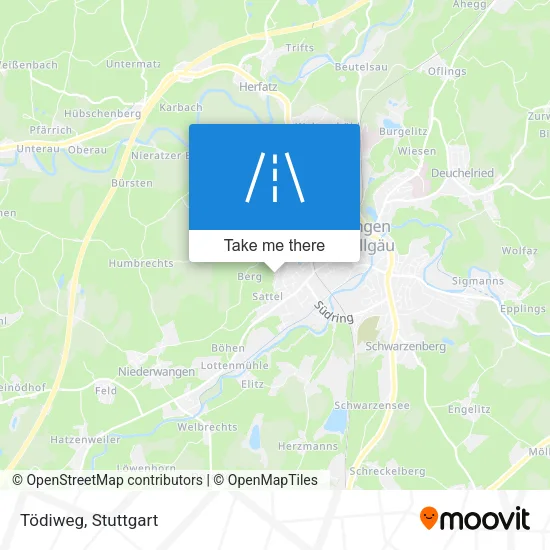 Карта Tödiweg