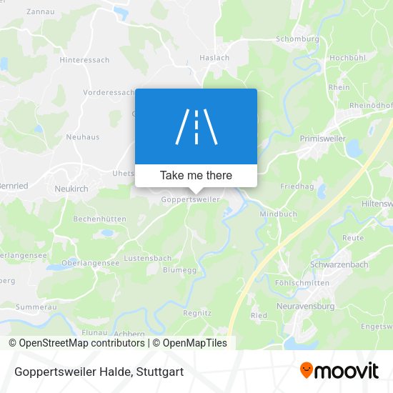 Goppertsweiler Halde map