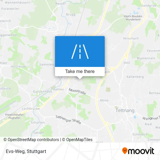 Карта Evs-Weg