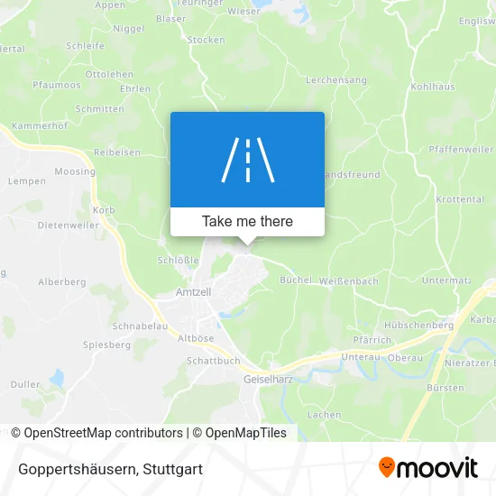 Карта Goppertshäusern
