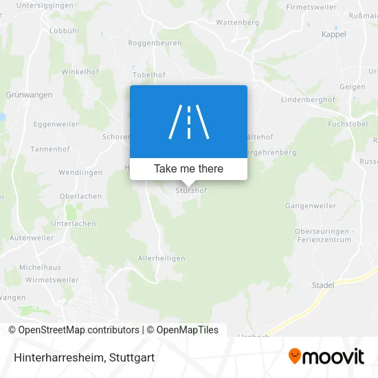 Карта Hinterharresheim