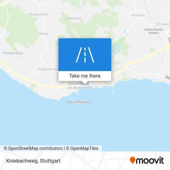 Kniebachweg map