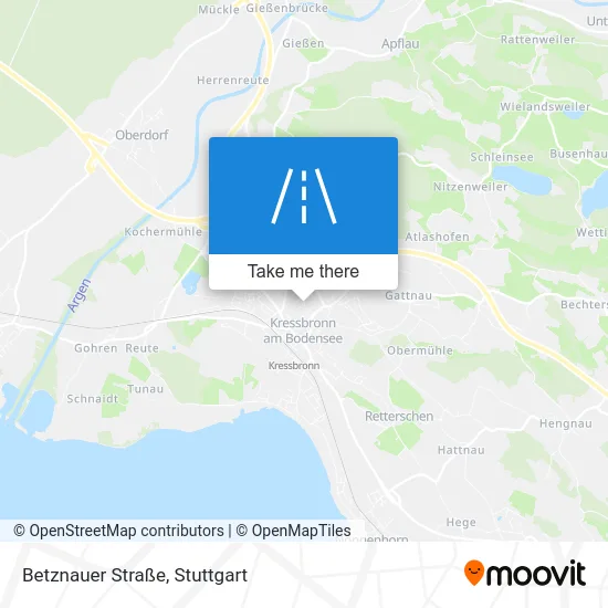 Карта Betznauer Straße