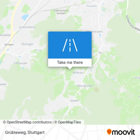 Grübleweg map