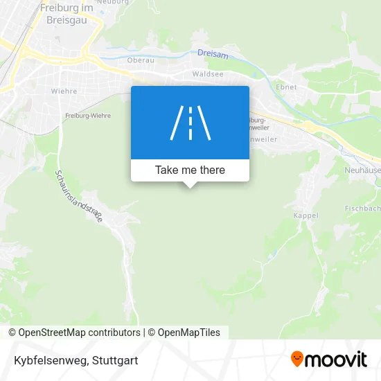 Карта Kybfelsenweg