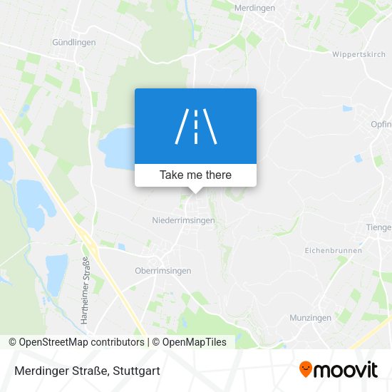 Карта Merdinger Straße