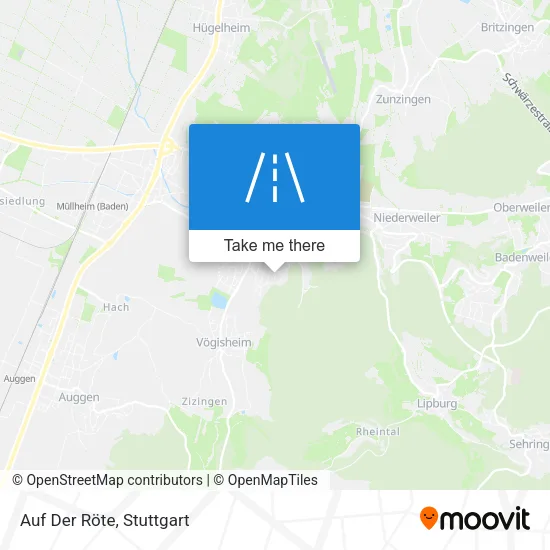Карта Auf Der Röte
