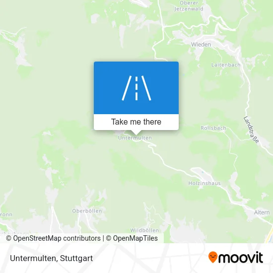 Карта Untermulten