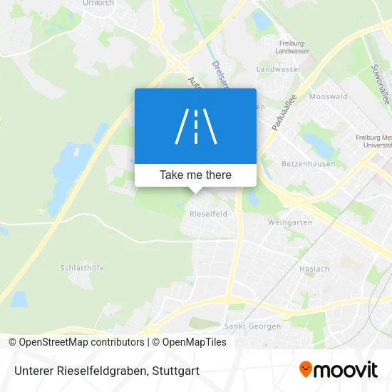 Карта Unterer Rieselfeldgraben