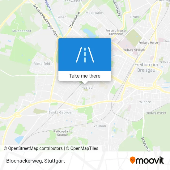 Карта Blochackerweg