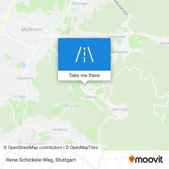 Rene-Schickele-Weg map