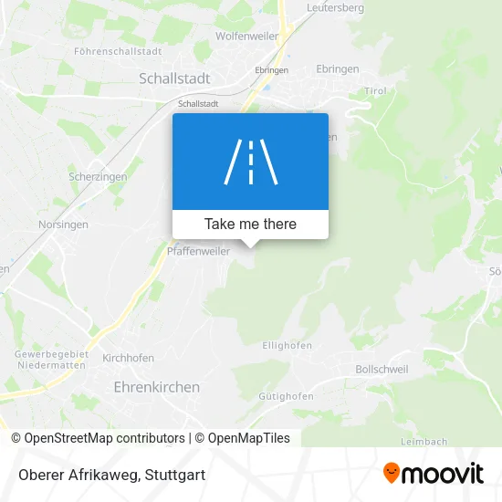 Карта Oberer Afrikaweg