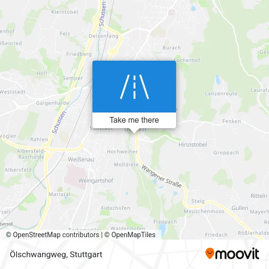 Карта Ölschwangweg