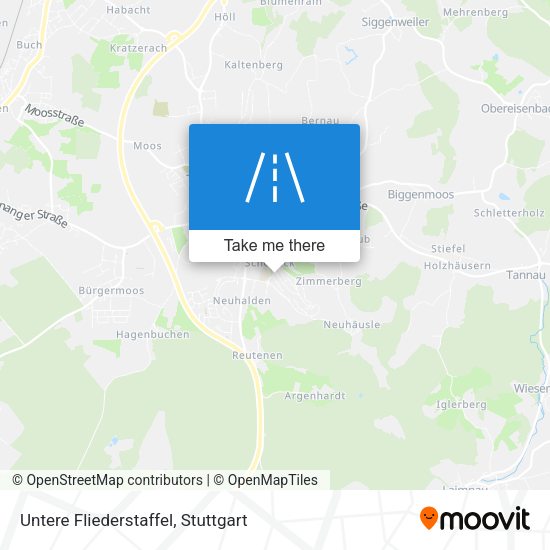 Untere Fliederstaffel map
