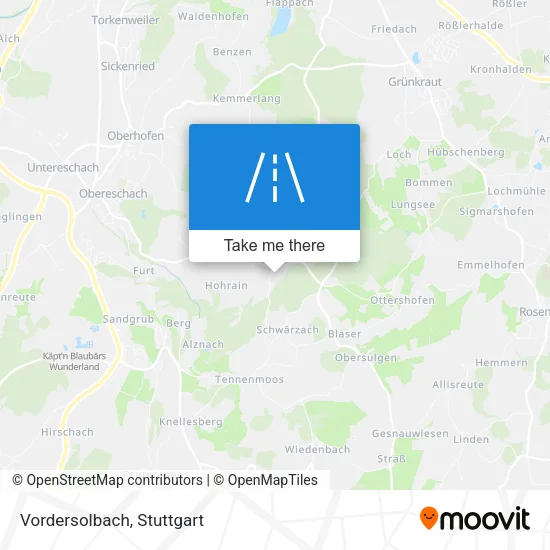 Карта Vordersolbach