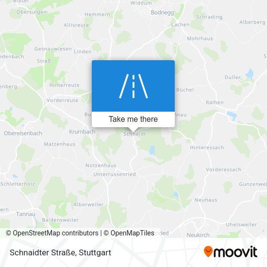 Schnaidter Straße map