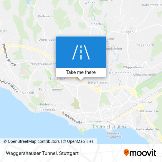 Карта Waggershauser Tunnel