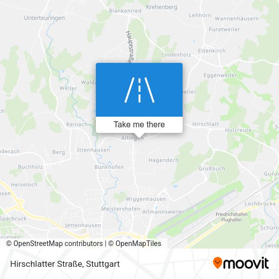 Hirschlatter Straße map