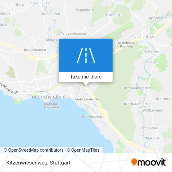 Kitzenwiesenweg map