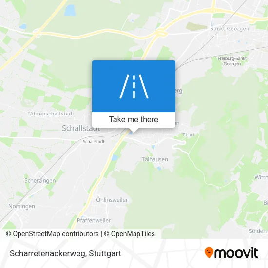 Карта Scharretenackerweg