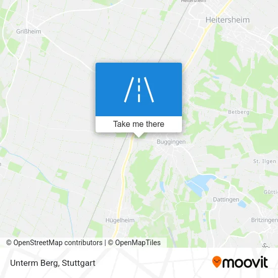 Карта Unterm Berg