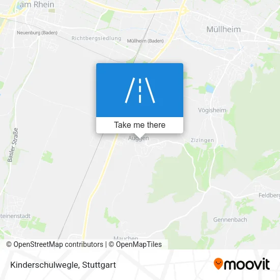 Карта Kinderschulwegle