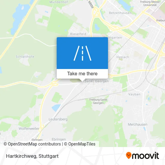 Карта Hartkirchweg