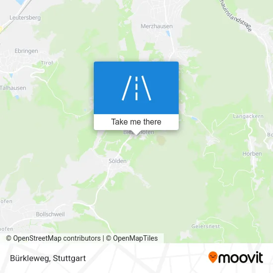 Карта Bürkleweg