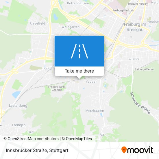 Innsbrucker Straße map