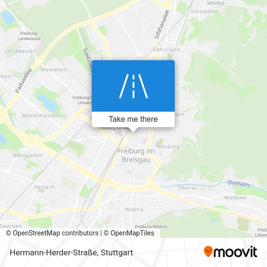 Карта Hermann-Herder-Straße