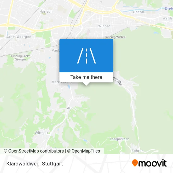Карта Klarawaldweg