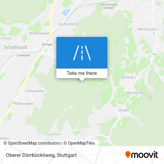 Oberer Dürrbückliweg map