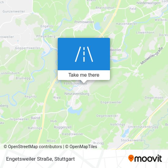 Engetsweiler Straße map