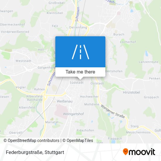 Federburgstraße map