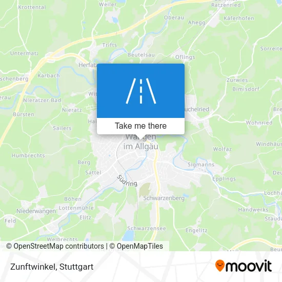 Карта Zunftwinkel
