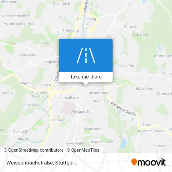 Карта Weissenbachstraße