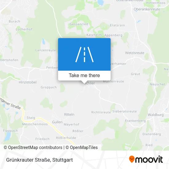 Карта Grünkrauter Straße